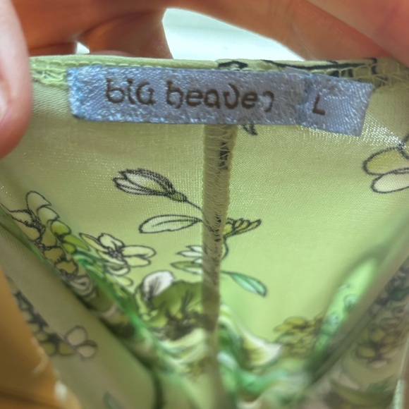 Y2K Green Floral Dress - Picture 5 of 5